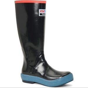 XTRATUF Neoprene roll down Black/Beach 15” Boot 6M